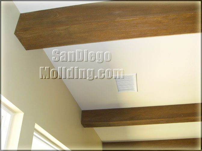 faux wood beams